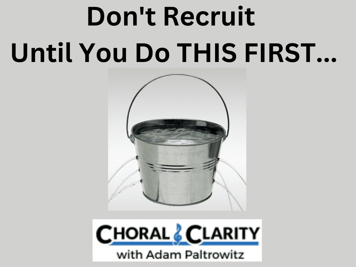 Don’t Recruit New Members Until You’ve Done This First……..