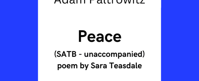 Teasdale choir SATB