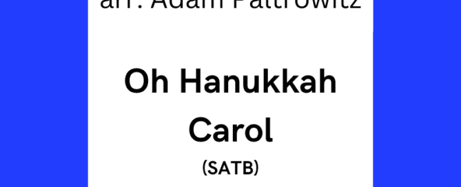 Oh Hanukkah Choir
