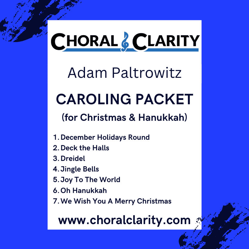 Holiday Caroling Packet - for Christmas and Hanukkah!