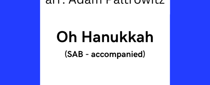 Oh Hanukkah Choir