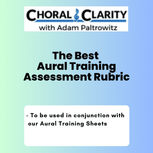 The Best Aural Training Assessment Rubric