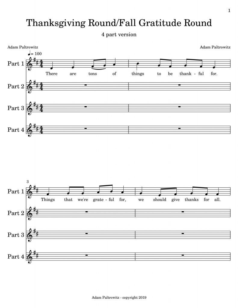 Jingle Bells (SATB) Choral Clarity