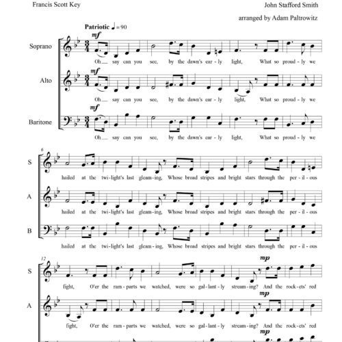 Star-Spangled Banner (SAB - Unaccompanied)