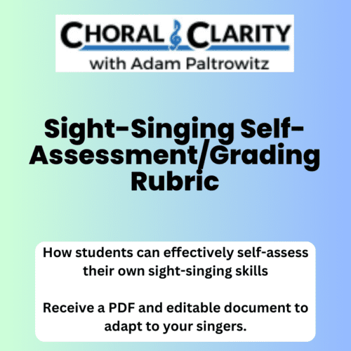 sight-singing grading