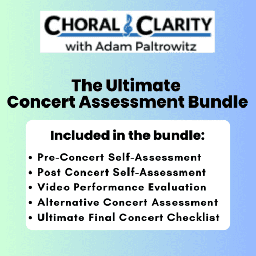 Cover Page to Concert Choir Bundle Product